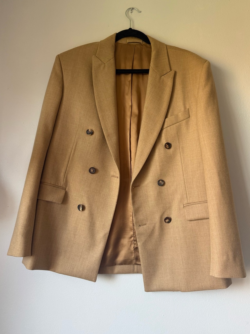 Wardrobe NYC Tan Blazer SZ M